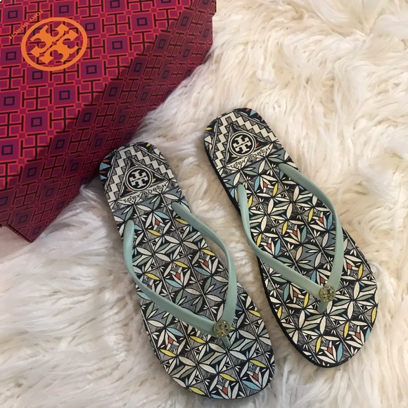 Tory Burch Shoes - Tory Burch Printed Rubber Sole Flip Flops